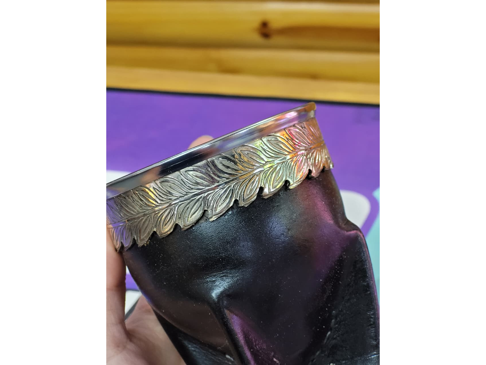 Mate Imperial calabaza combinado fleje calado hojas