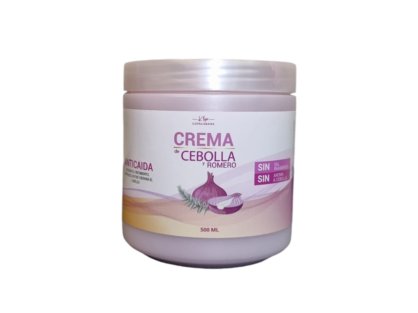 Crema Hidratante Cebolla y Romero