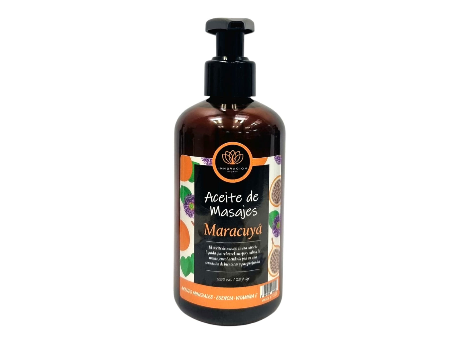 ACEITE DE MASAJE INNOVACIÓN (MARACUYA) 250ML