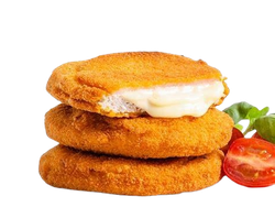 Medallones de Pollo Jamón y Queso kg