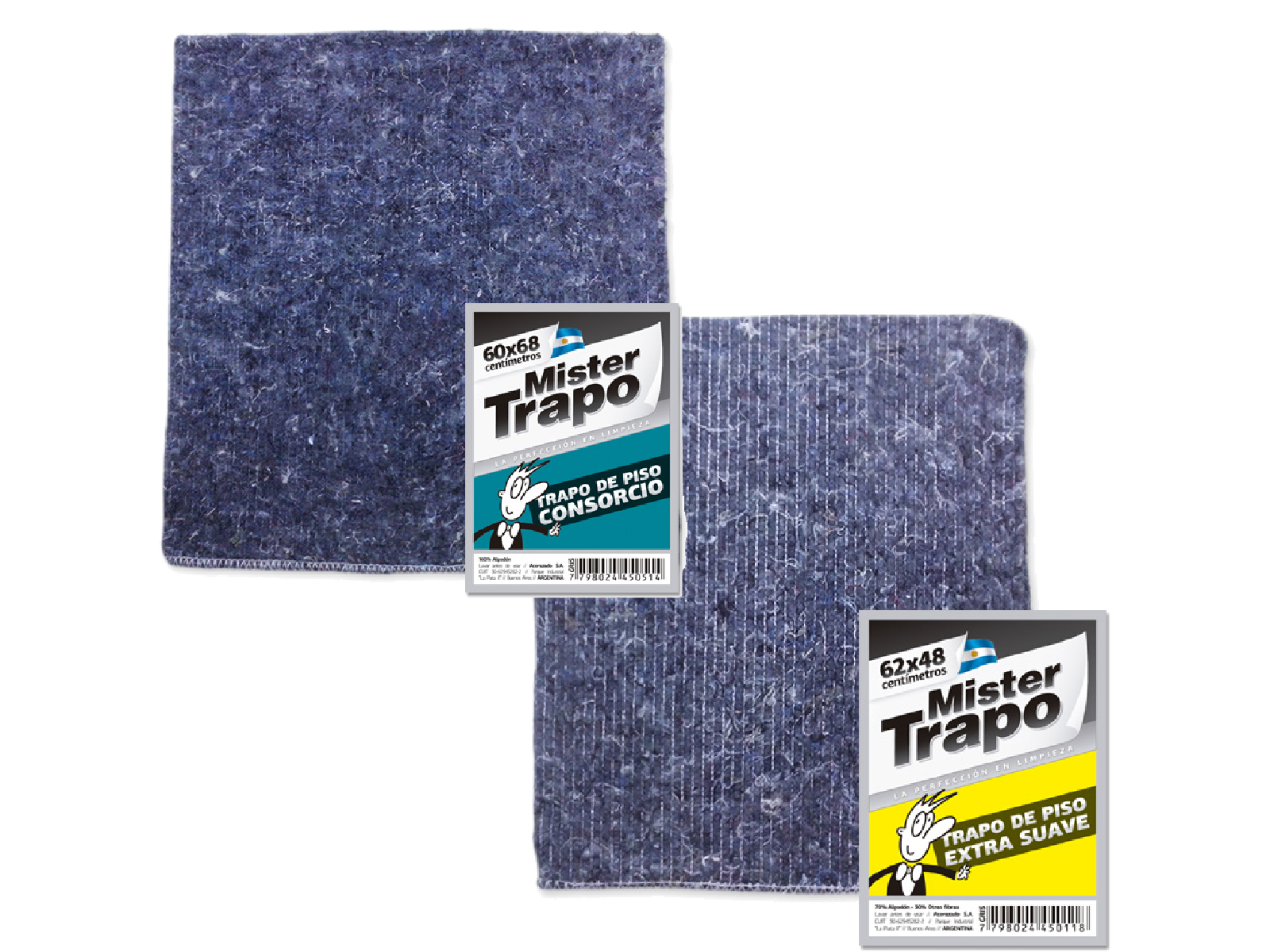 Trapo para Piso Gris