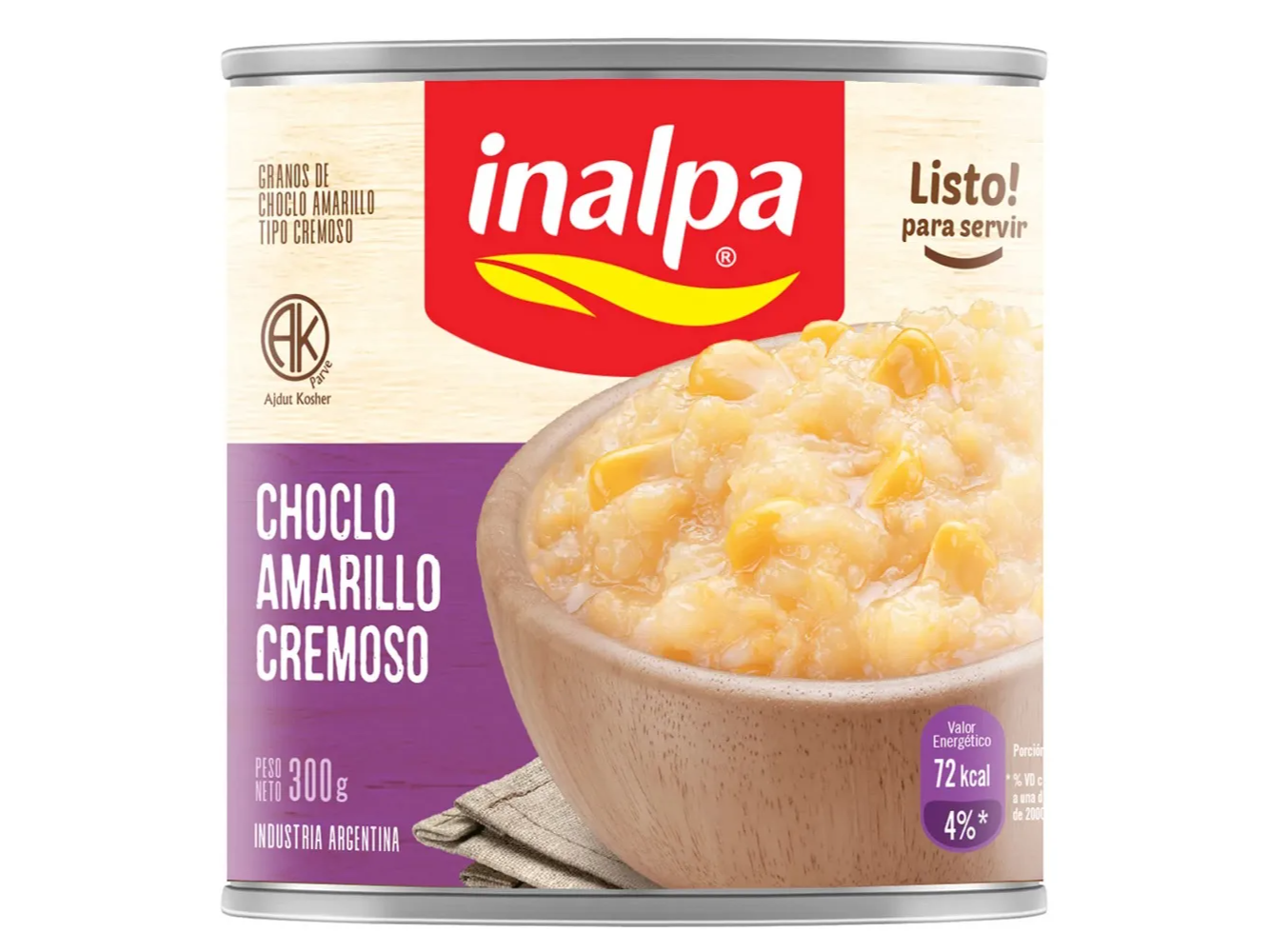 Choclo  Amarillo Cremoso En Lata