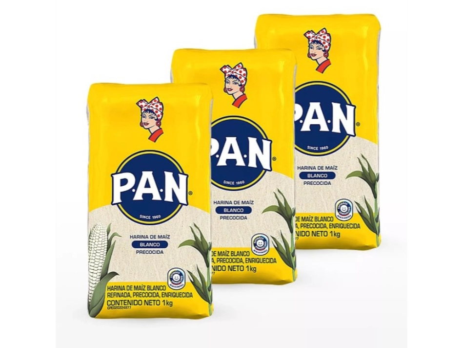 3 Kg Harina Pan Pan Blanca