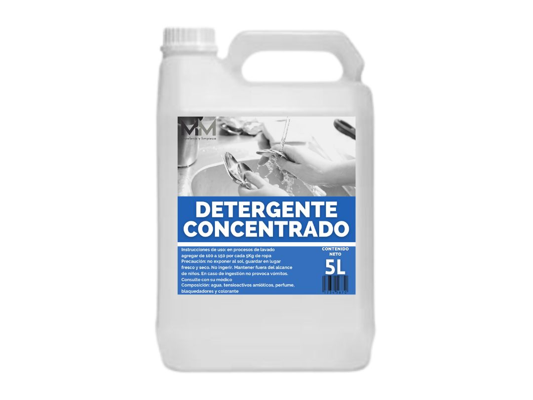 Detergente vajilla Base concentrada - Línea Profesional - 5 Lts