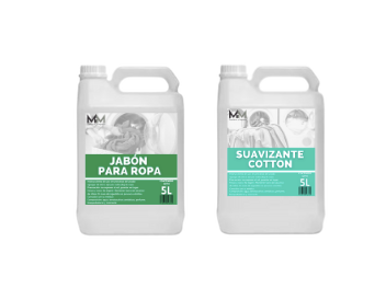 ¡COMBO LAVADO! Jabón para ropa  5 lts + Suavizante 5 lts