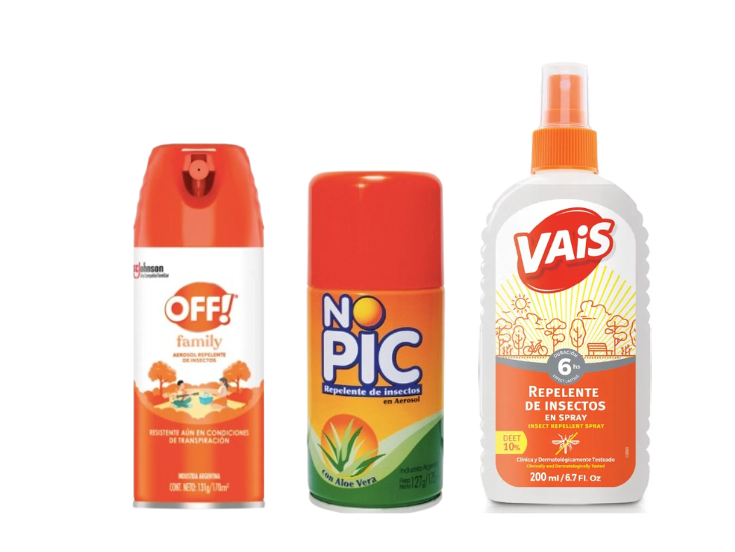 Repelentes en Aerosol x 3 unidades