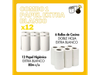 Combo 1: 12 Papel Hig. 80 mts + 6 R. Cocina 200 paños "Extra Blanco"