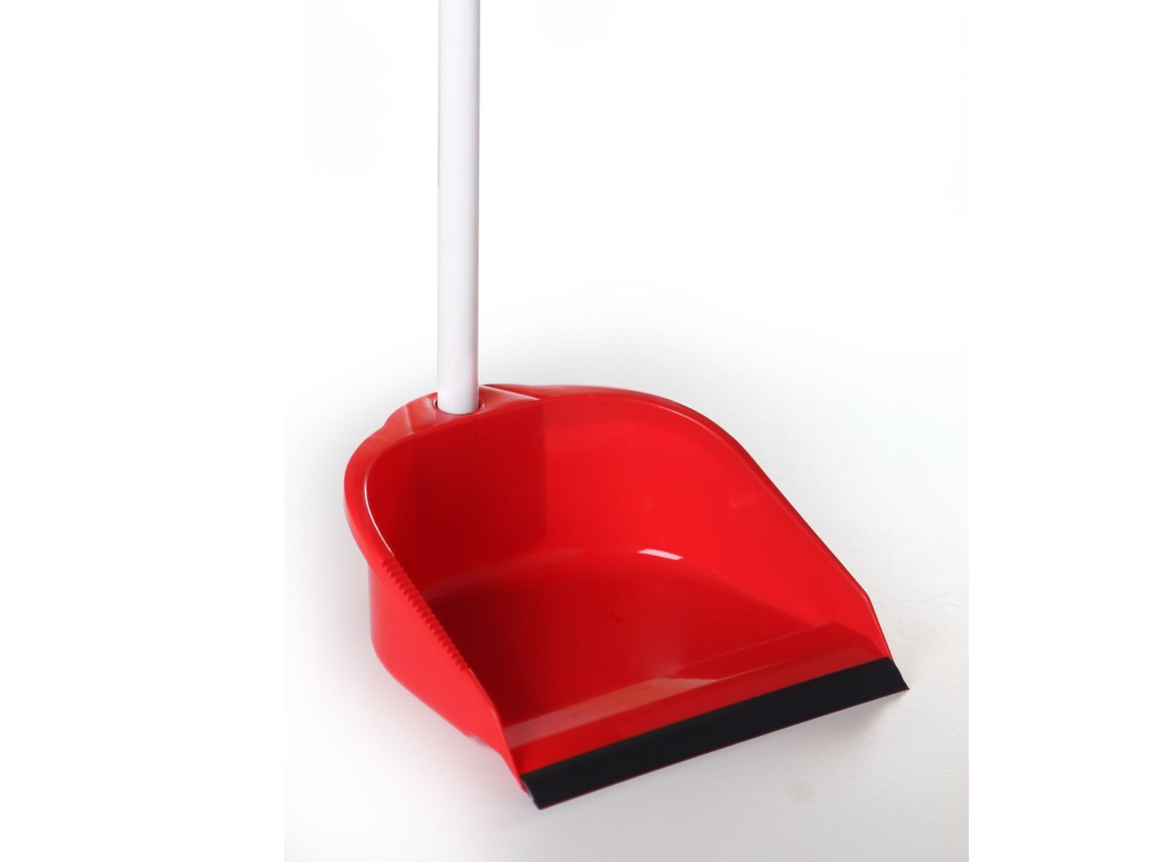 Pala plástica de pie Euro con borde de goma