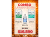¡COMBO LAVADO EXTRA! Jabón para ropa 5 lts + Suavizante 5 lts + Quitamanchas 1 lt