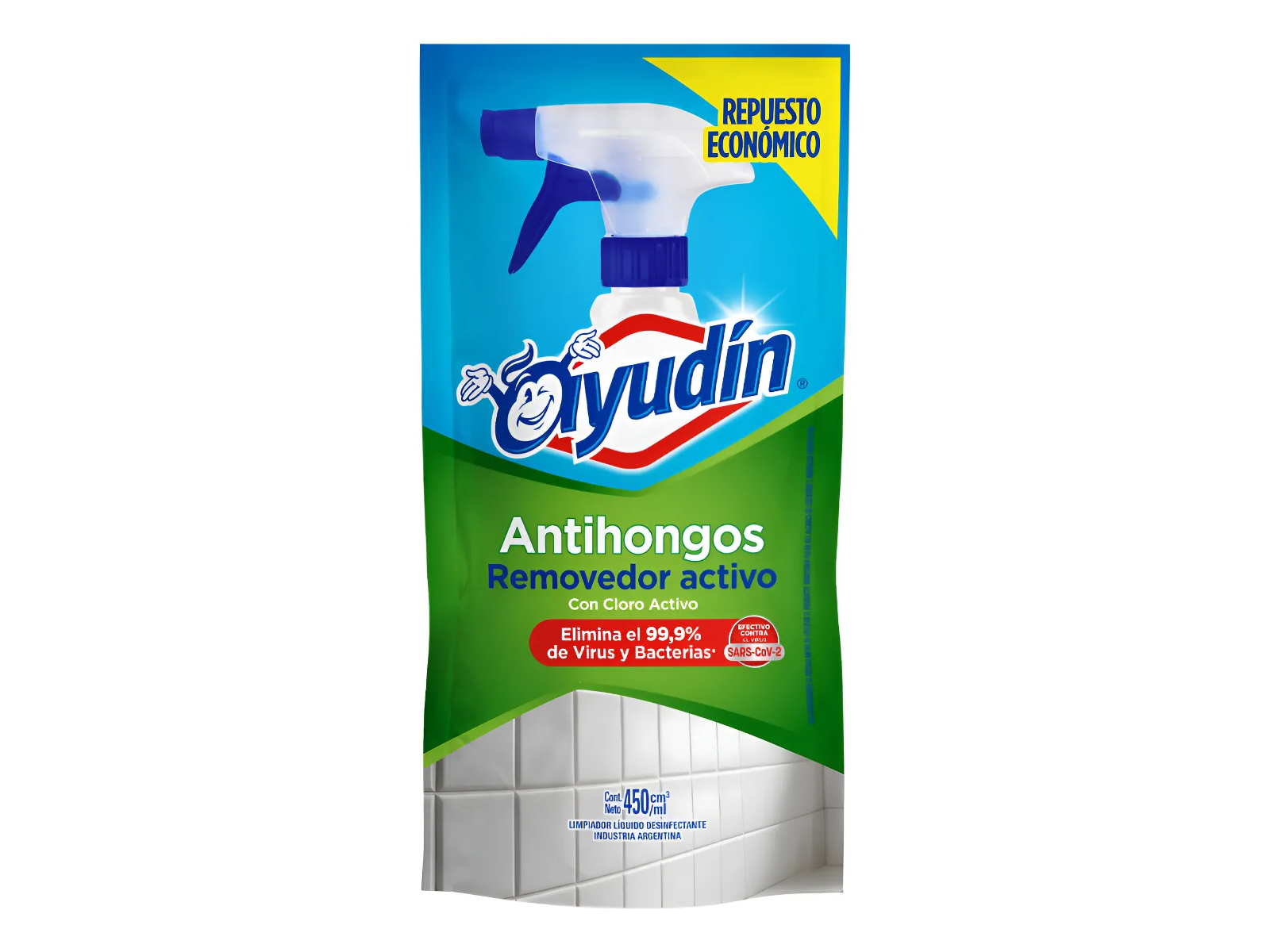 Ayudín Antihongos con cloro activo - Doy pack 450 ml
