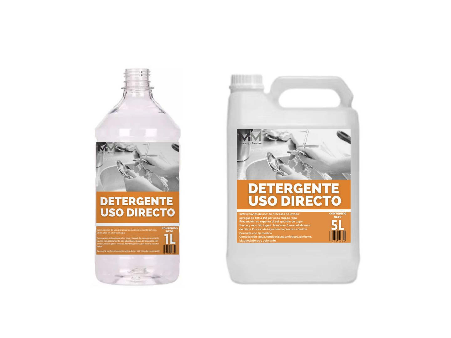 Detergente vajilla - USO DIRECTO