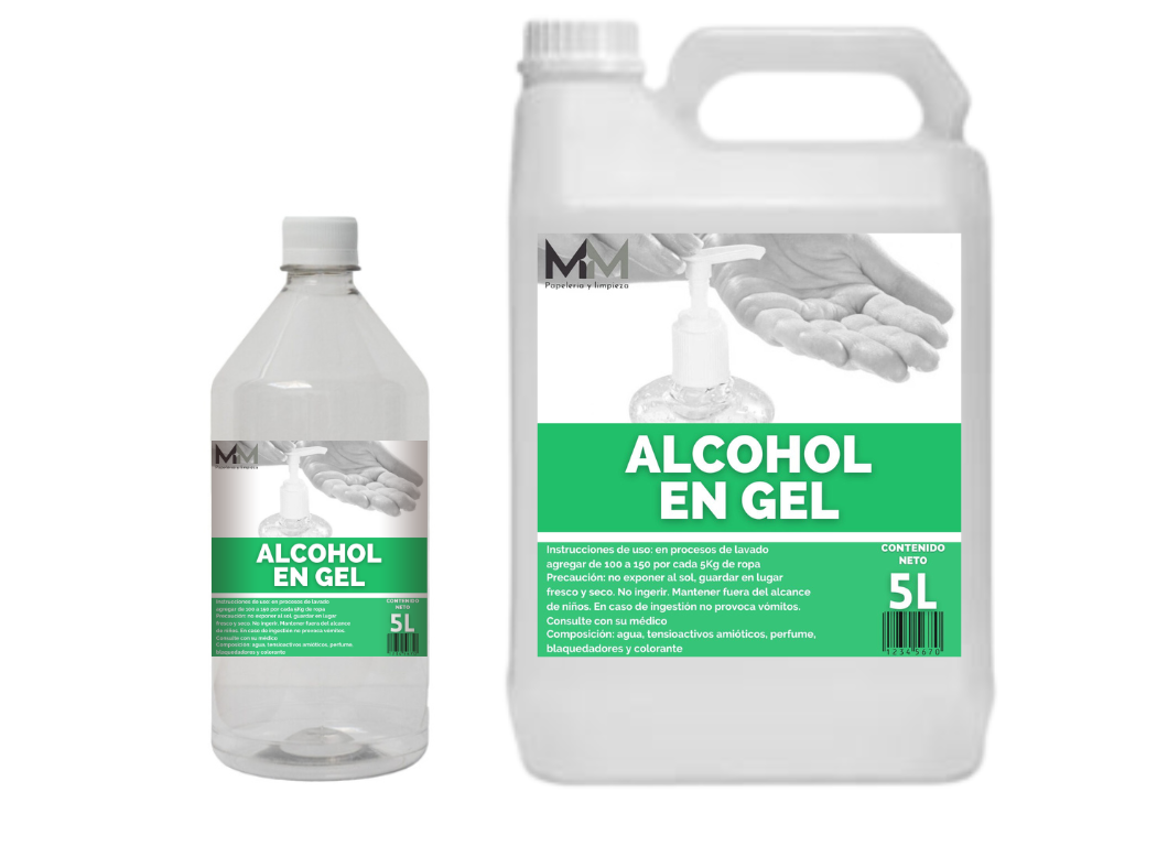 Alcohol en Gel - 5 litros