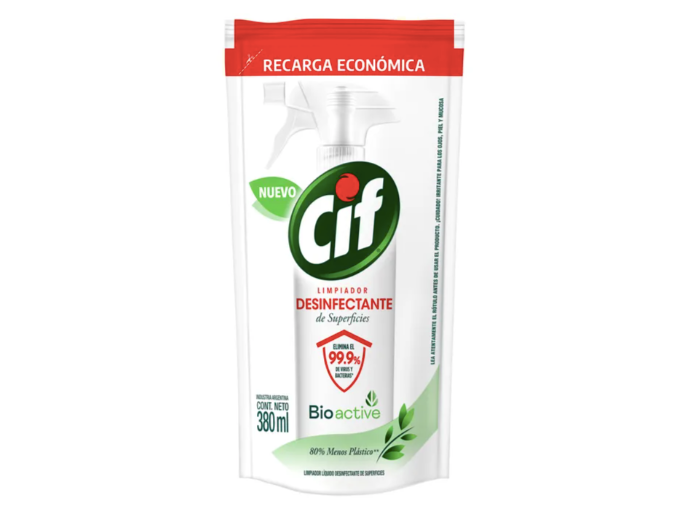 CIF Limpiador Líquido Desinfectante de Superficies Original - 380 ml