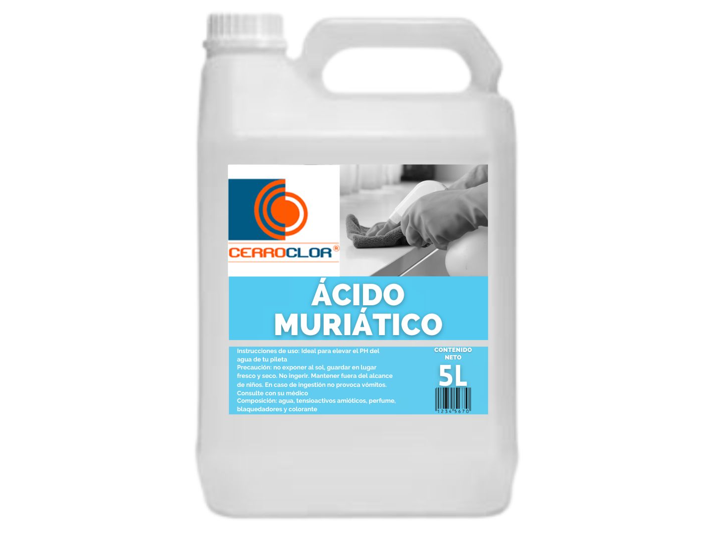 Ácido Muriático - 5 Lts