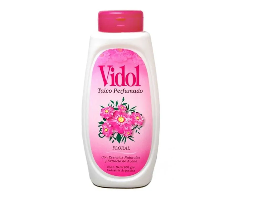 VIDOL TALCO PERFUMADO FLORAL 200GRS.