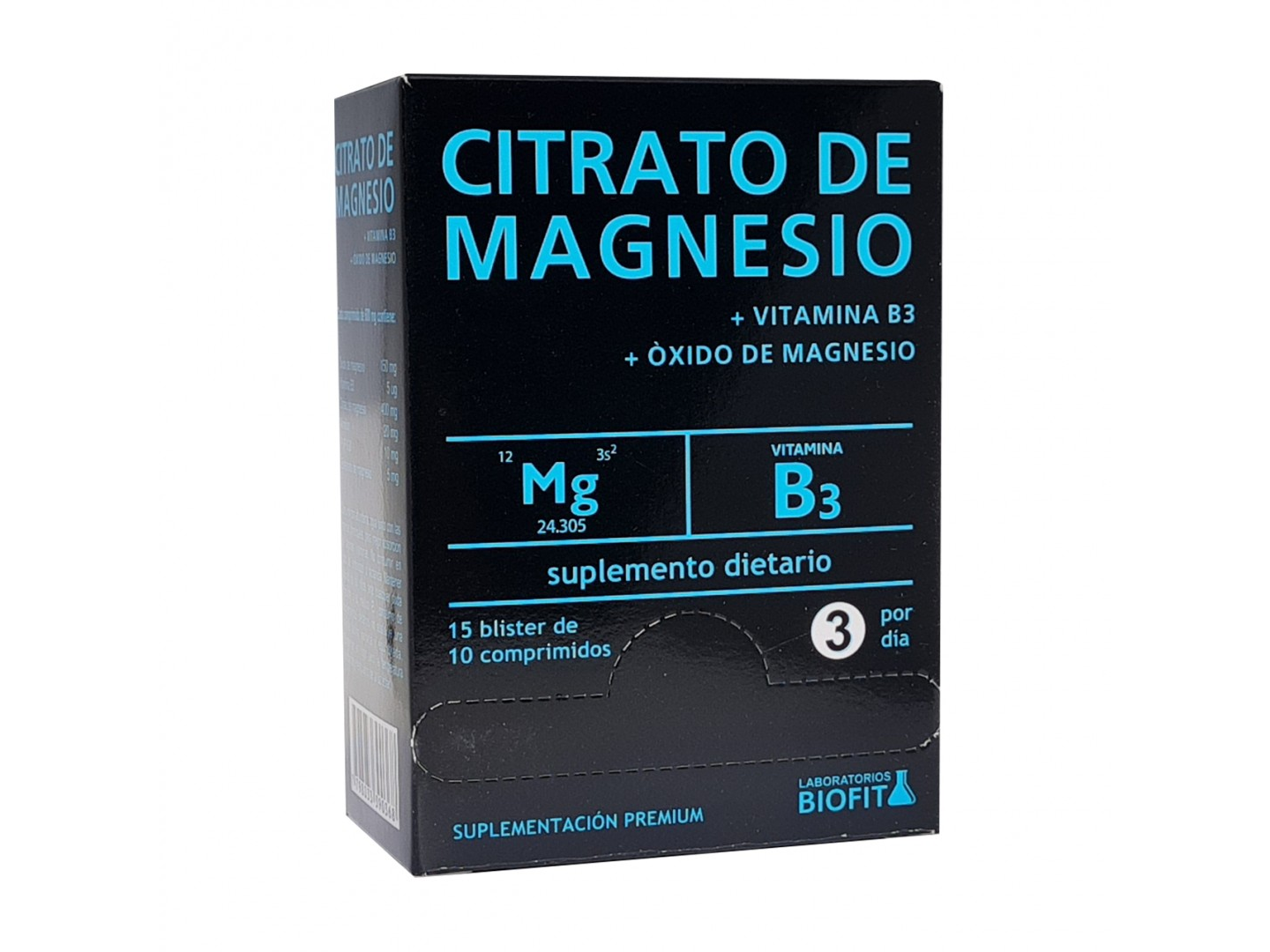BLISTER CITRATO DE MAGNESIO BIOFIT X10 COMPRIMIDOS
