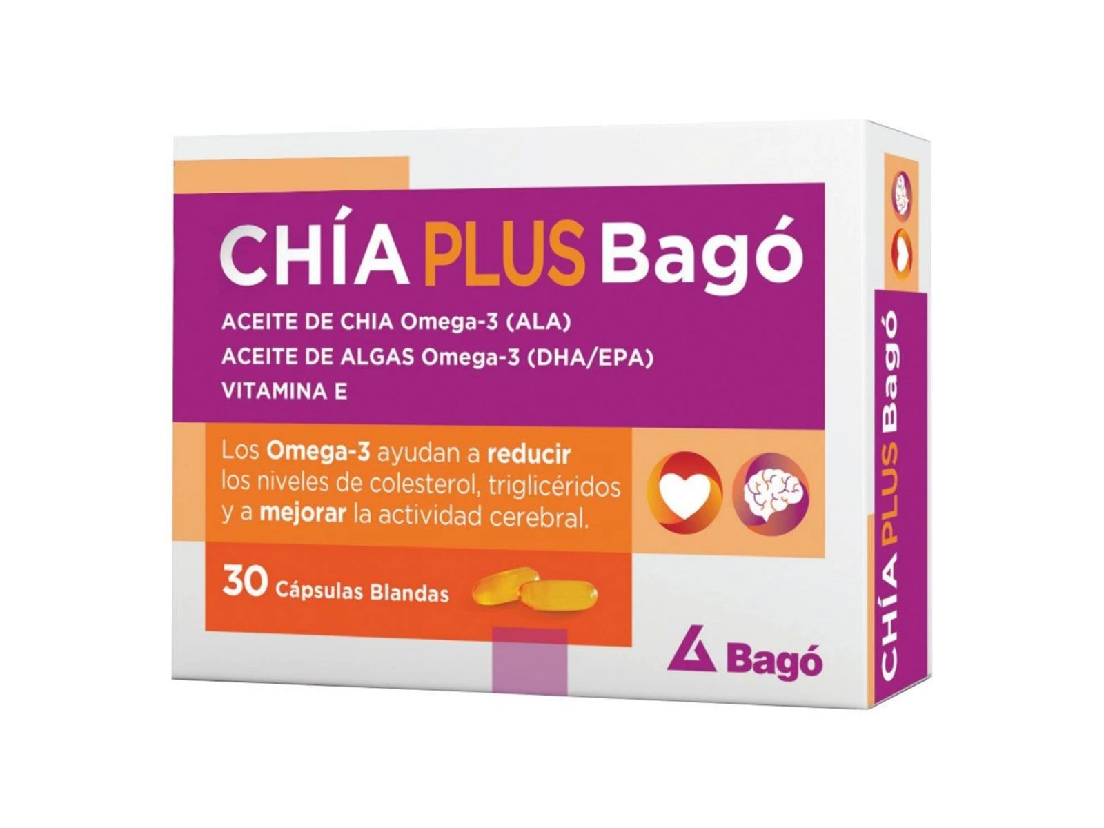 CHÍA PLUS BAGÓ X30 CÁPSULAS BLANDAS