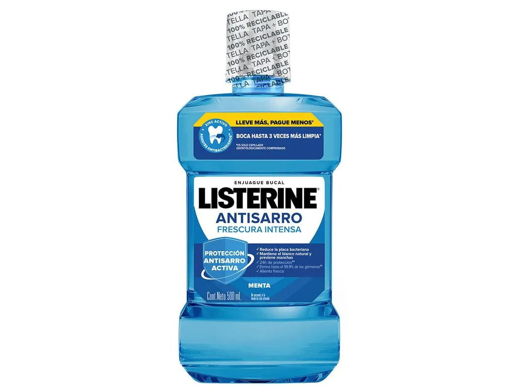 LISTERINE ANTISARRO 500ML