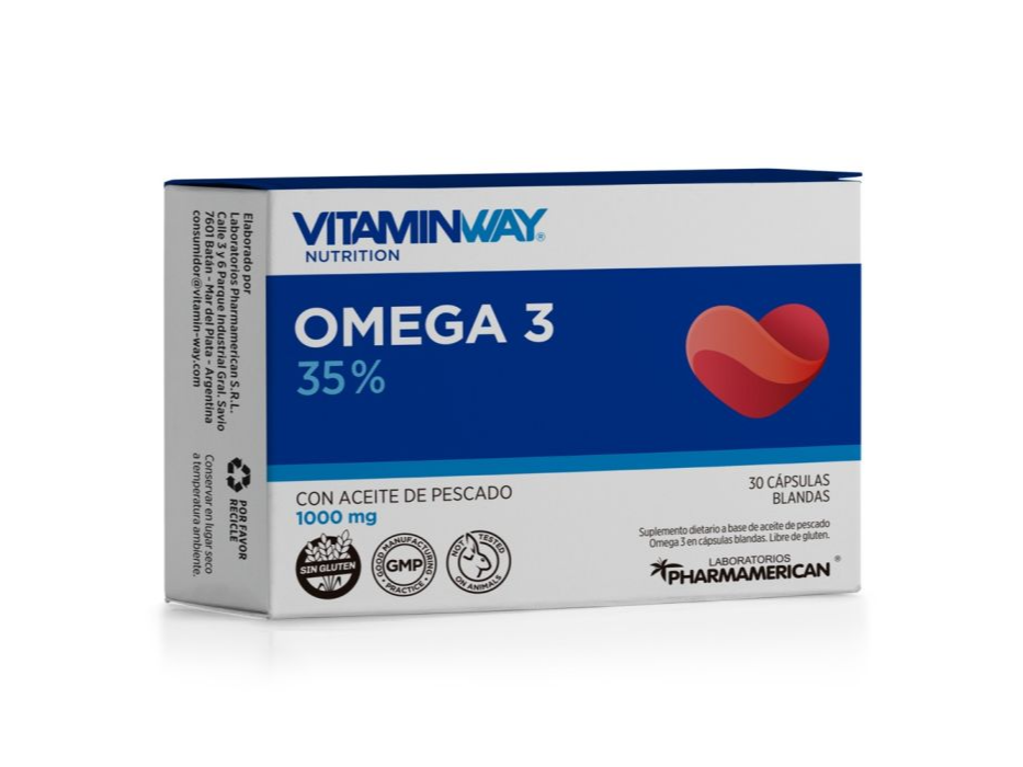 OMEGA 3 35% VITAMIN WAY X30 CÁPSULAS BLANDAS