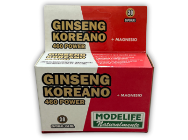 GINSENG KOREANO 460 POWER 30 CÁPSULAS