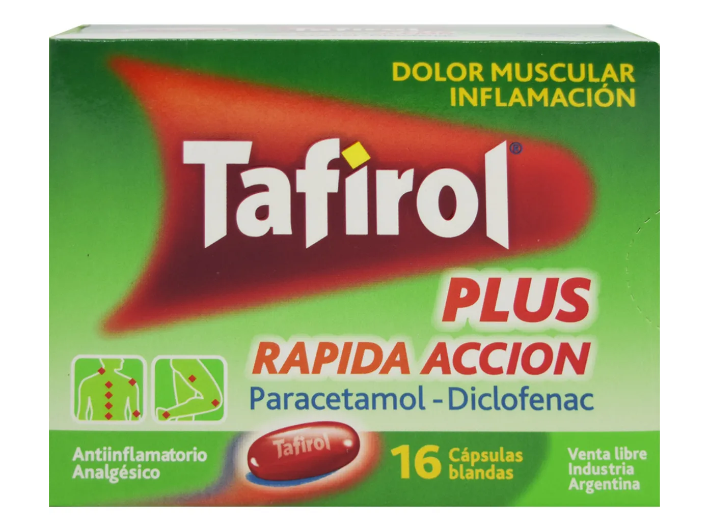 TAFIROL PLUS RÁPIDA ACCIÓN X16 CÁPSULAS BLANDAS