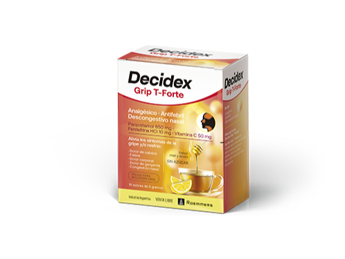 DECIDEX GRIP T-FORTE X10 SOBRES DE 5G