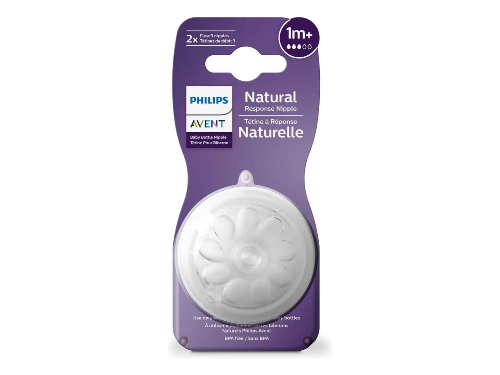 TETINA PHILIPS AVENT NATURAL 1M X2