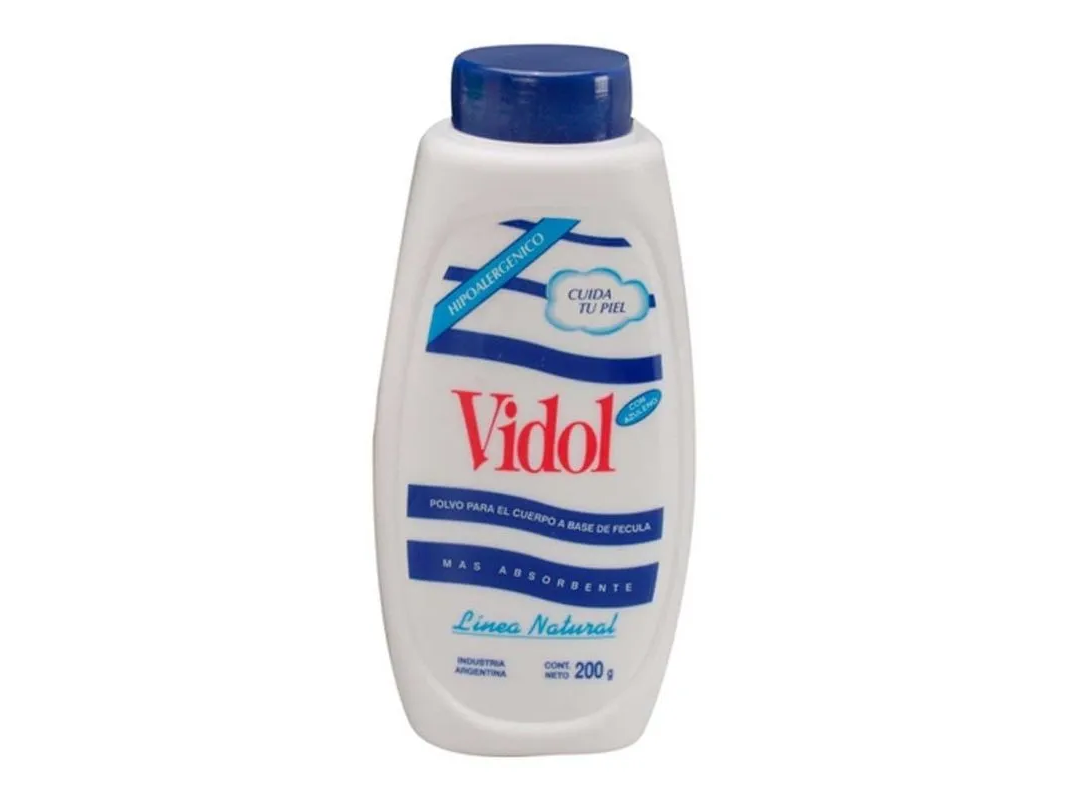 VIDOL HIPOALERGÉNICO A BASE DE FÉCULA 200GRS.