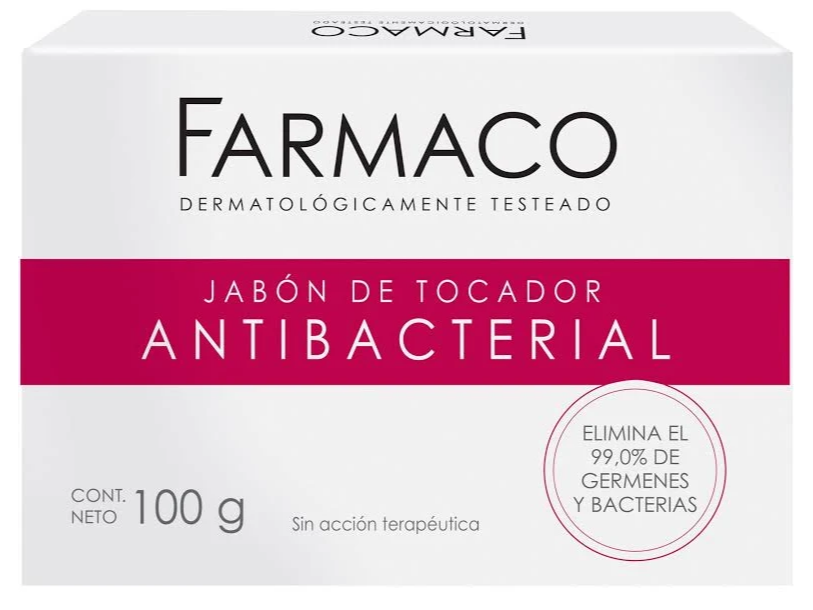FARMACO DE TOCADOR ANTIBACTERIAL
