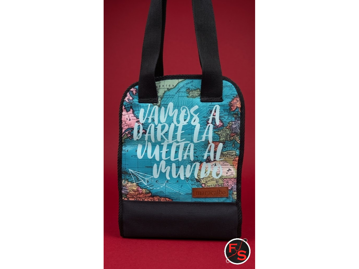 BOLSO MATERO MAPA MUNDO