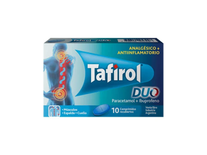 TAFIROL DUO X10 COMPRIMIDOS