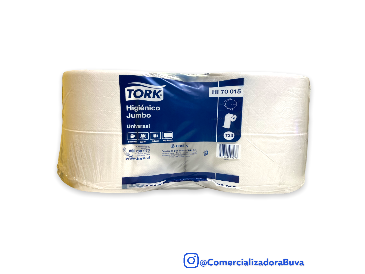 Higiénico Industrial tork 500x4