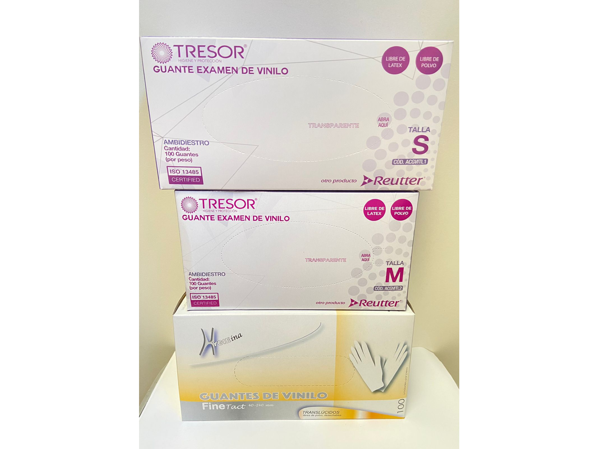 Guantes vinilo