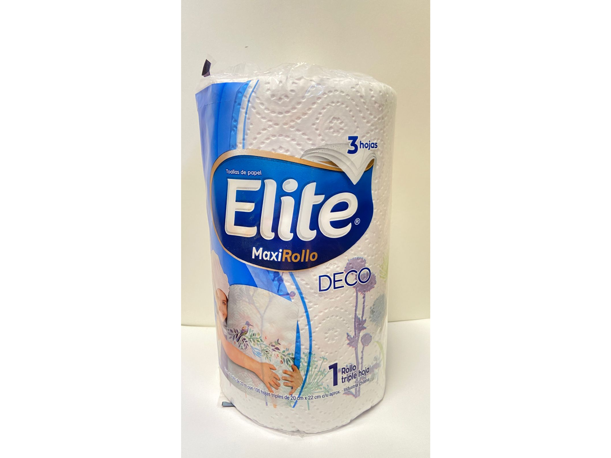 Toalla Elite Deco triple hoja con diseño