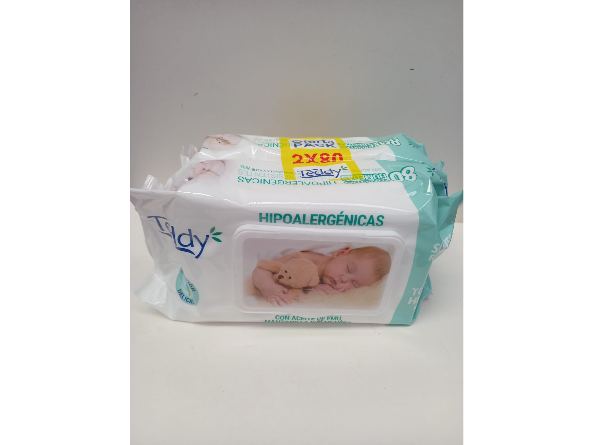 Toallitas húmedas 2x80 Teddy