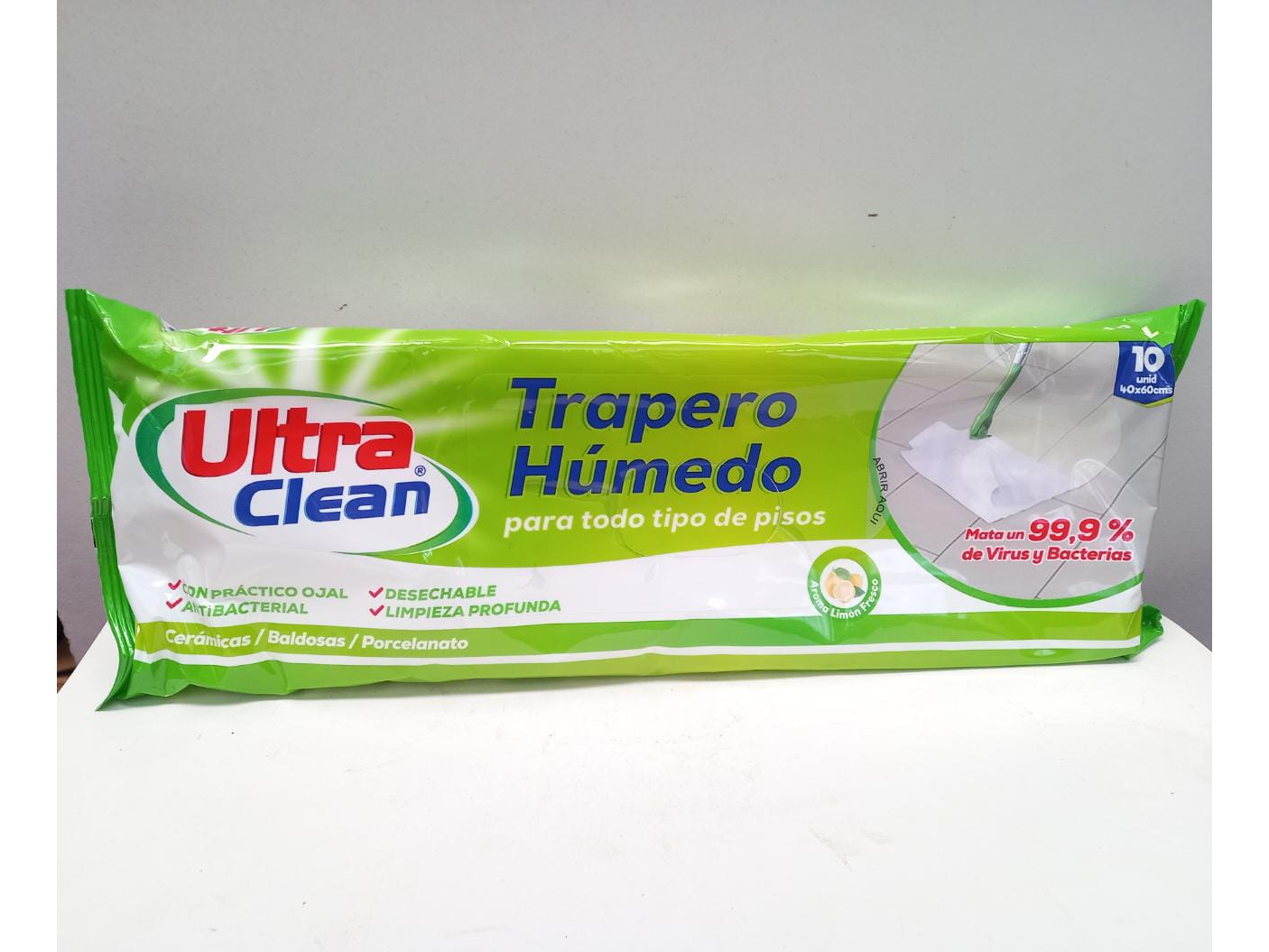 Trapero húmedo desinfectante Ultra Clean