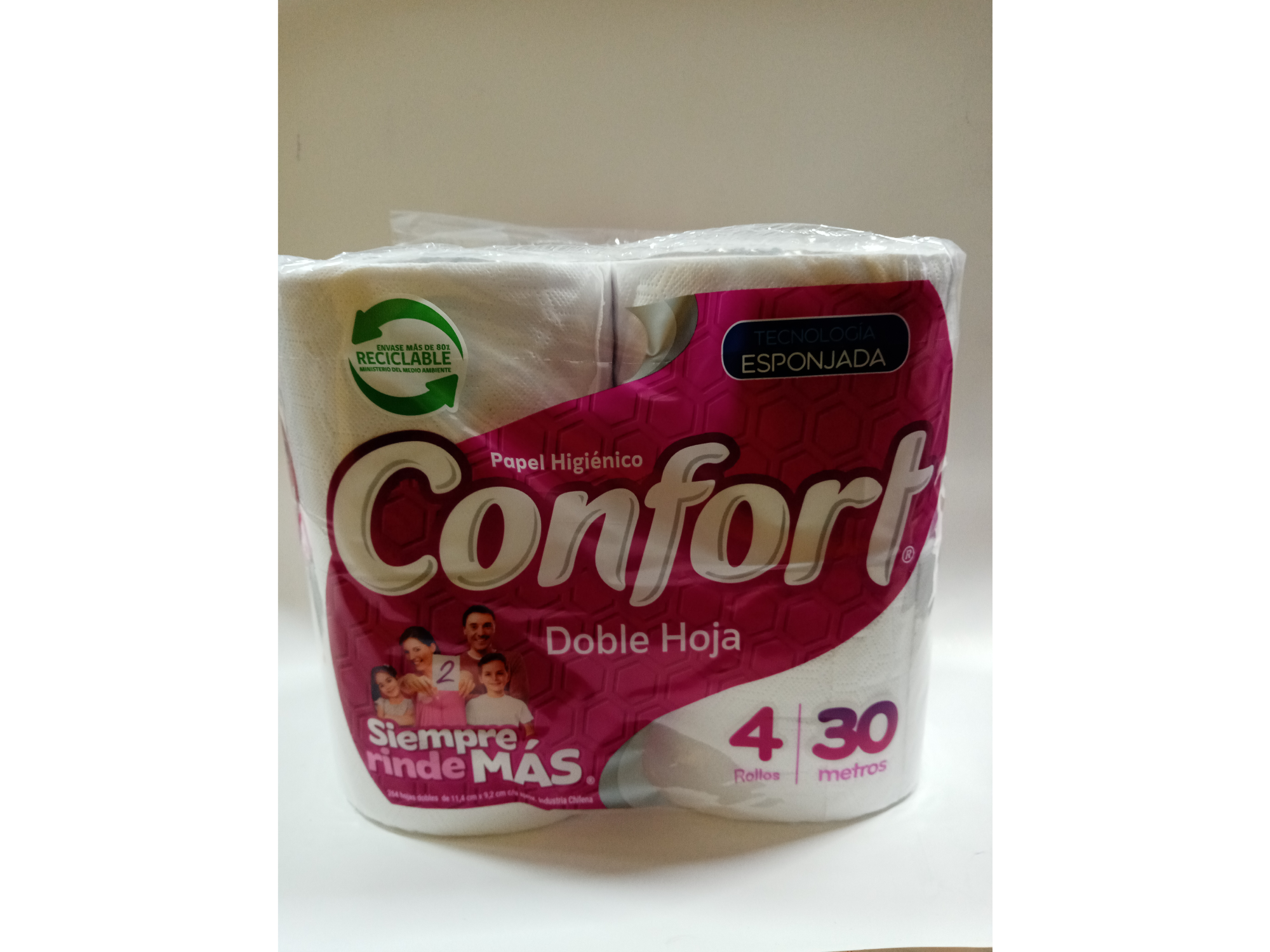 Confort 30 metros 4 rollos