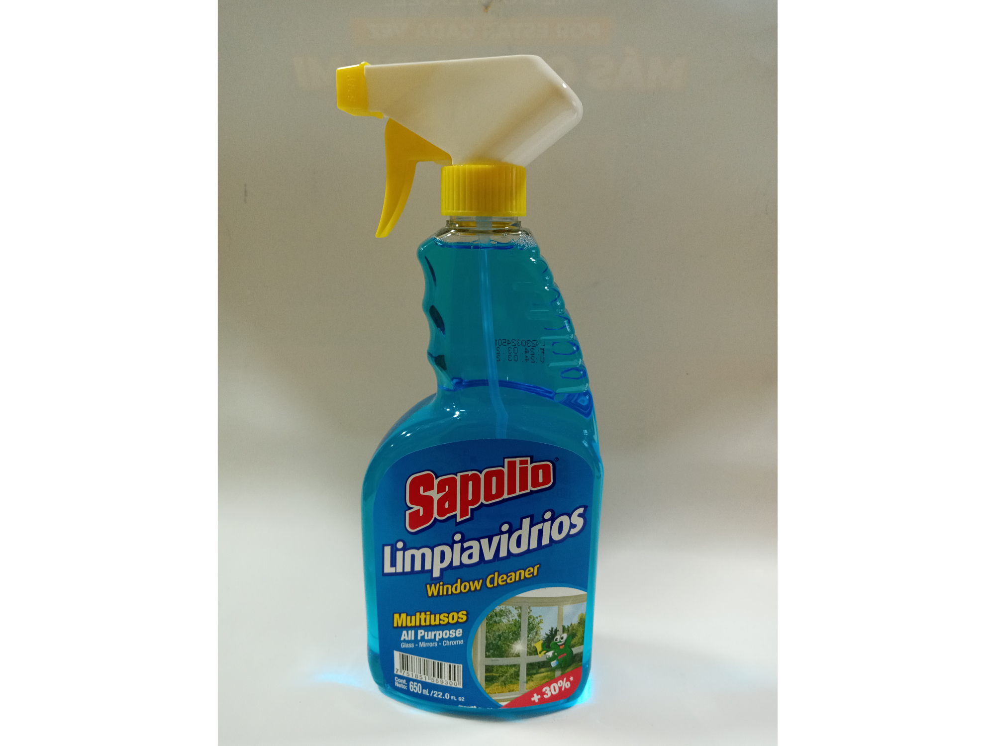 Limpia vidrios sapolio 650ml