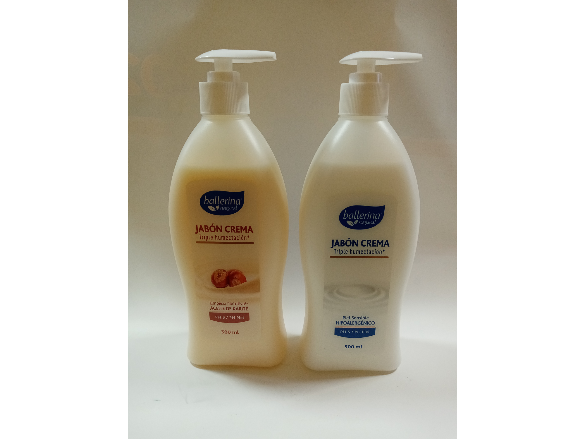 Jabón crema ballerina triple humectación