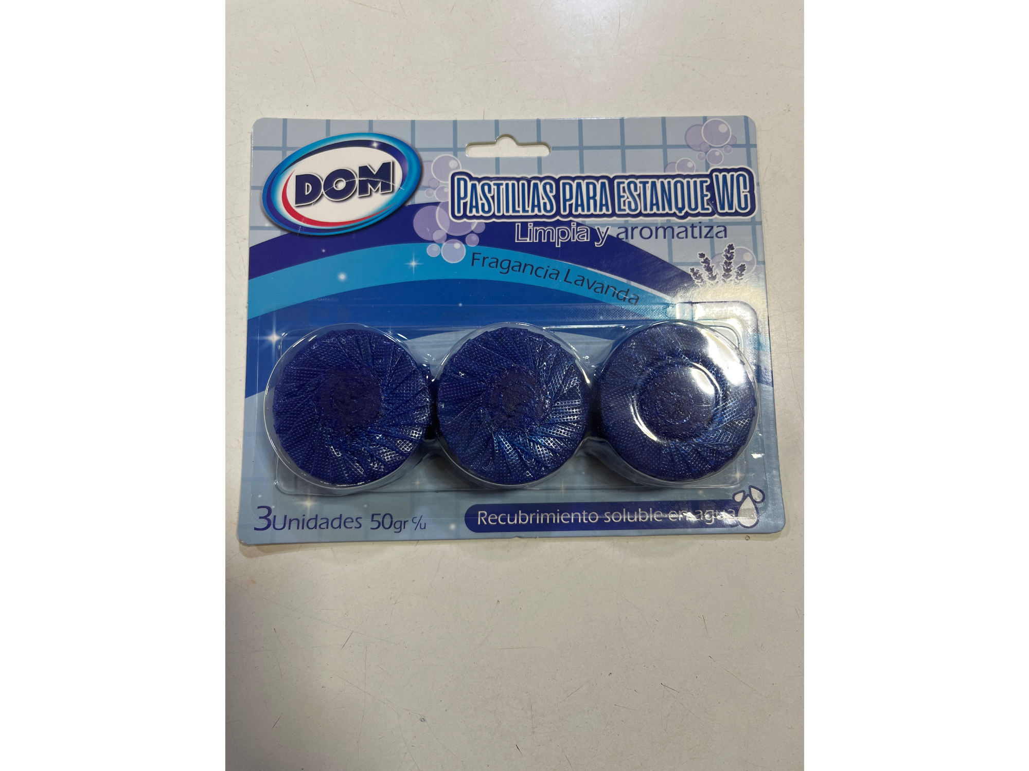 Pastillas para estanque Dom