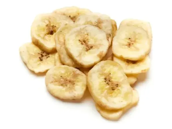 Chips de banana enteros