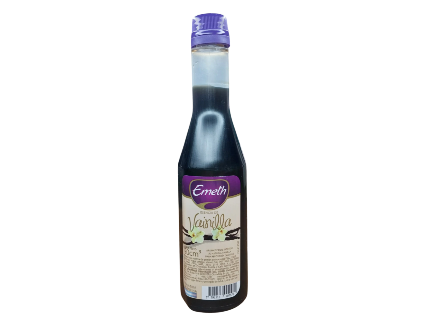 Esencia vainilla x 120 cc Emeth