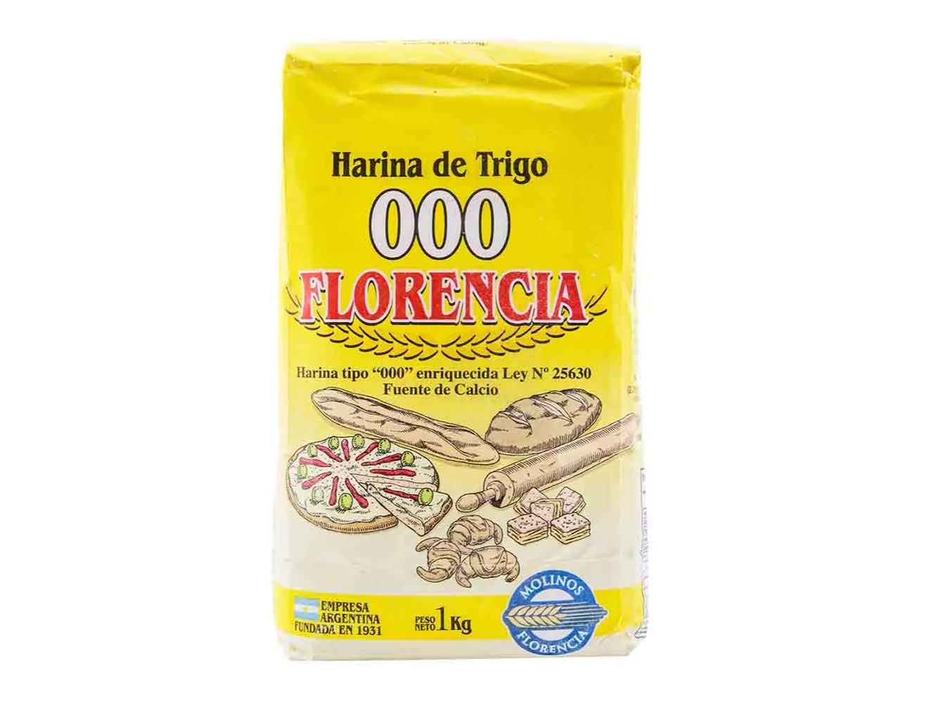 Harina Florencia 000 pack x 10kg