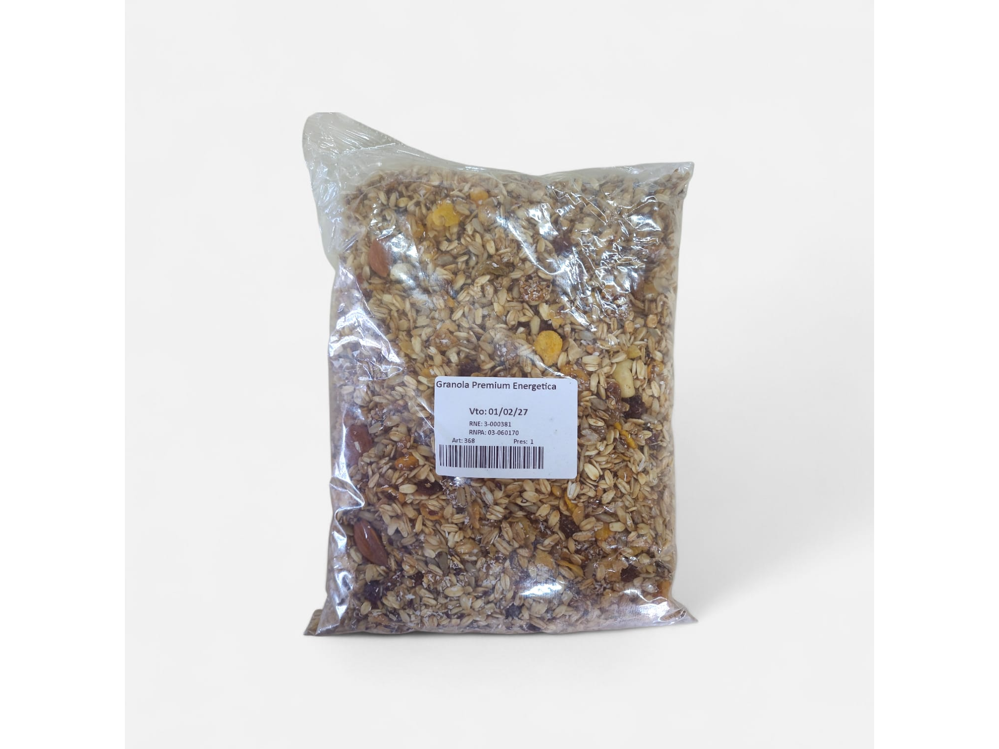 Granola energética premium