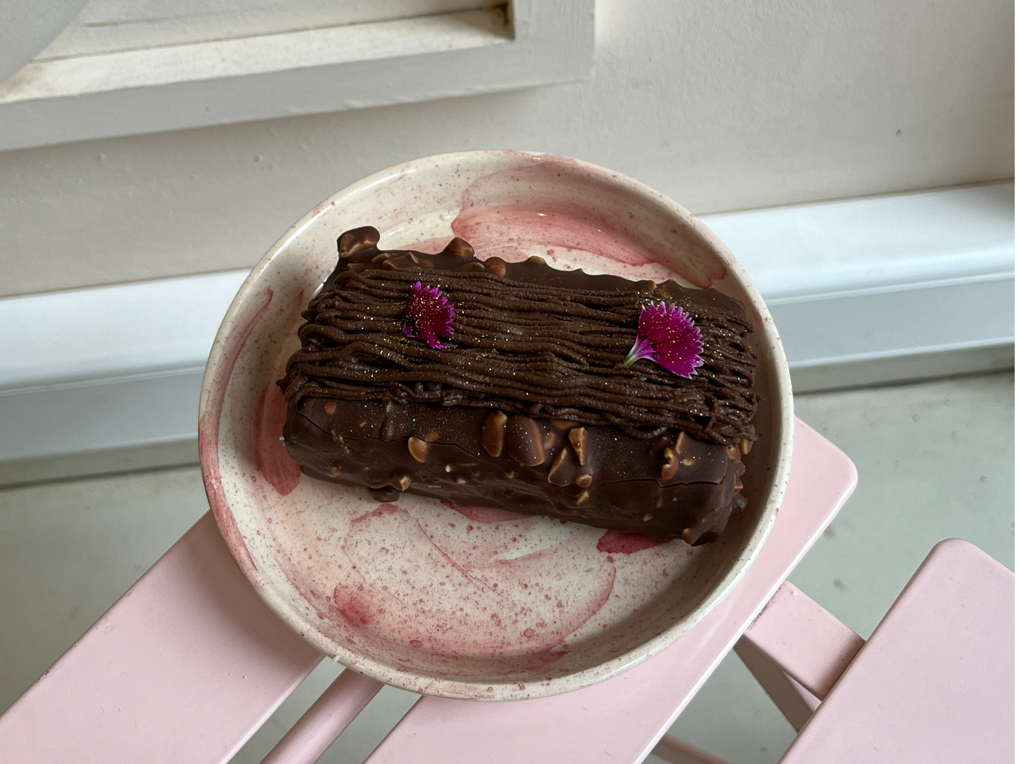 Lingote de Chocolate con maní
