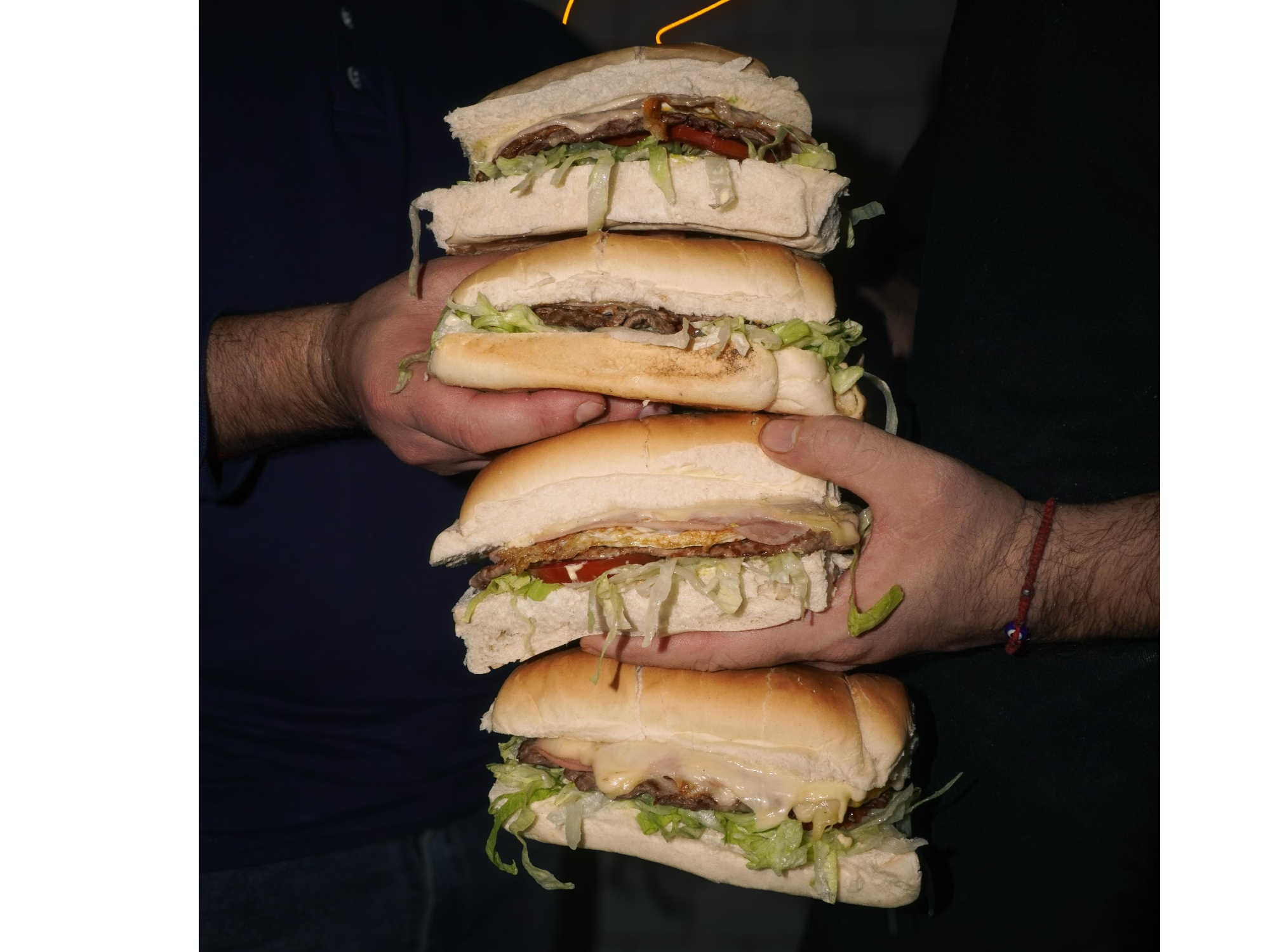2 Messirve (medianos) c/papas