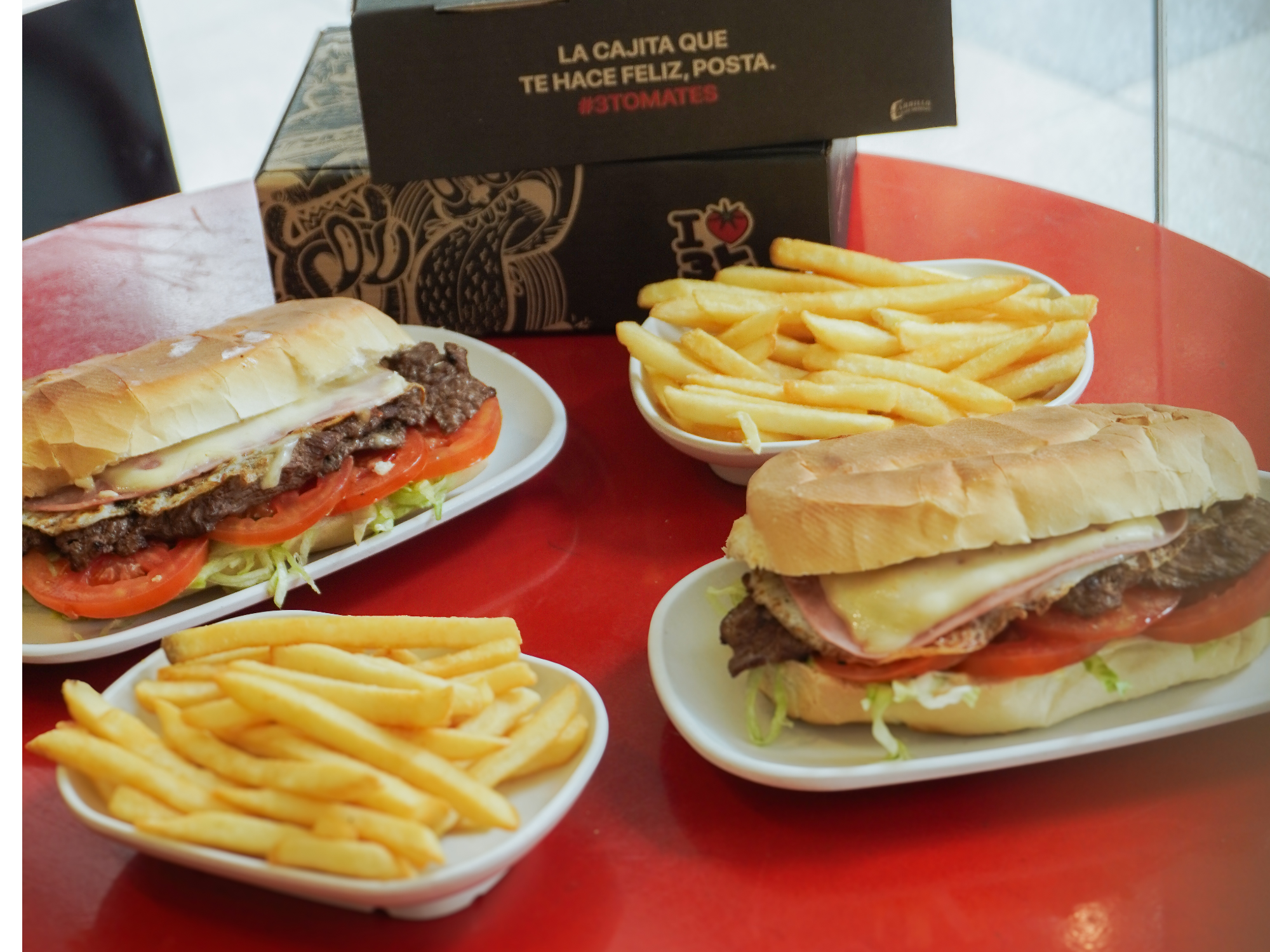 2 Messirve (medianos) c/papas