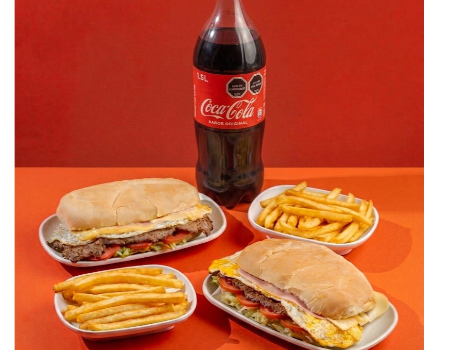 2 Messirve Grandes + Gaseosa 1,5lts