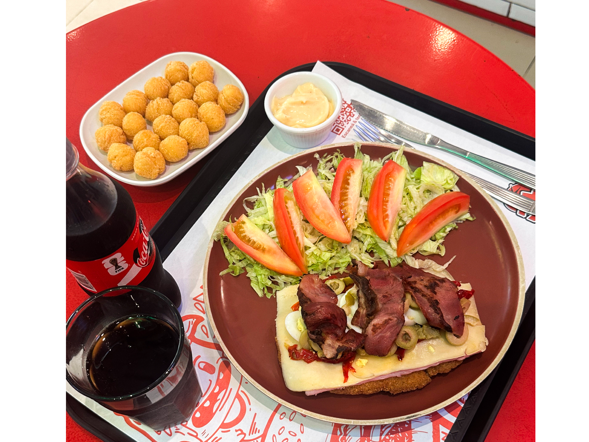 Chivito Uruguayo al plato (Mila de pollo)