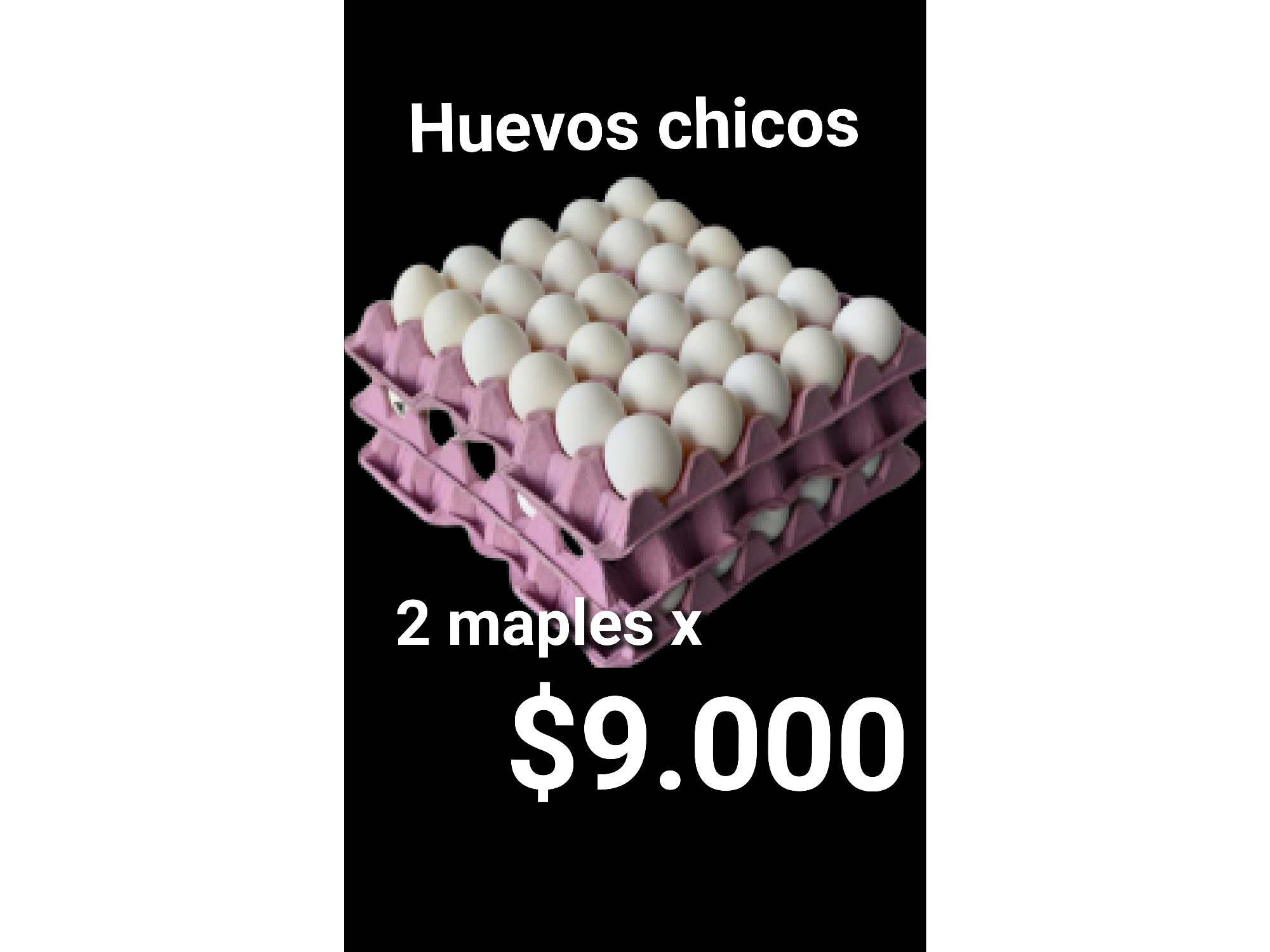 Huevos pequeños